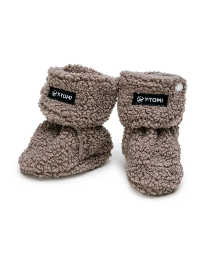 Capáčky teddy grey warm