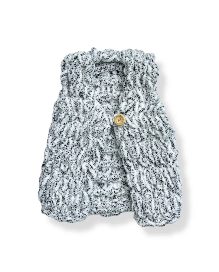 HandMade vestička černobílá