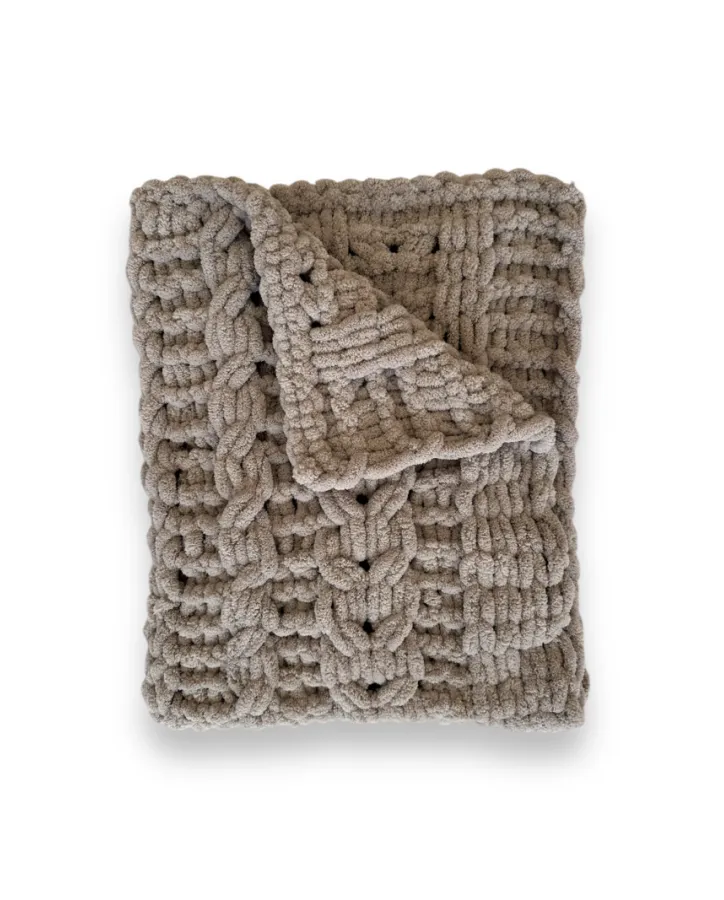 HandMade deka šedá 70x85