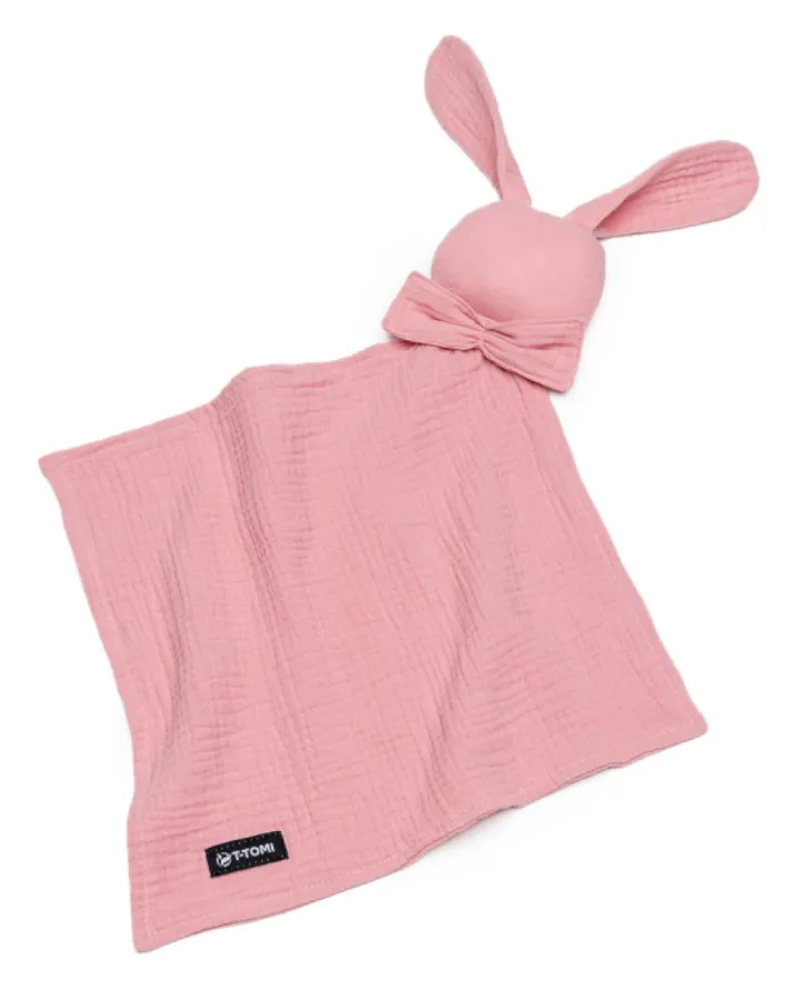 Organic muslin sleeping pad pink