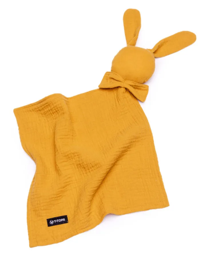 Mustard organic muslin sleeping pad