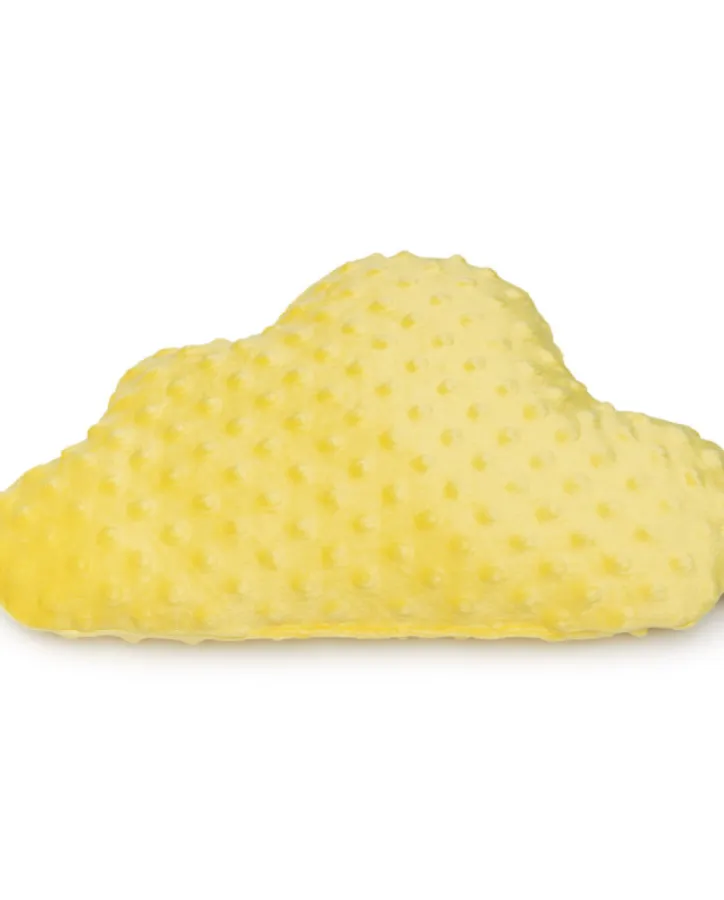 Minky pillow yellow
