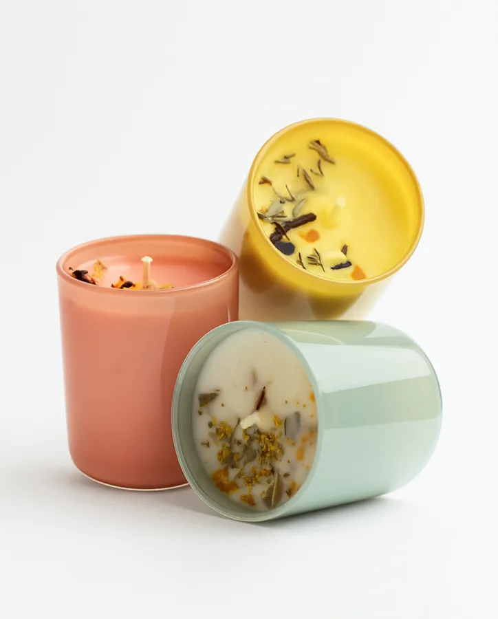 Trio přírodních svíček - 3x100ml