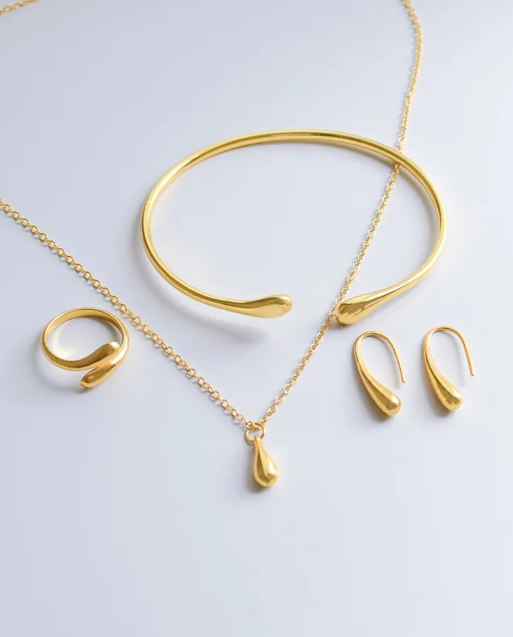 Elegant Drop of Golden Harmony - sada šperků