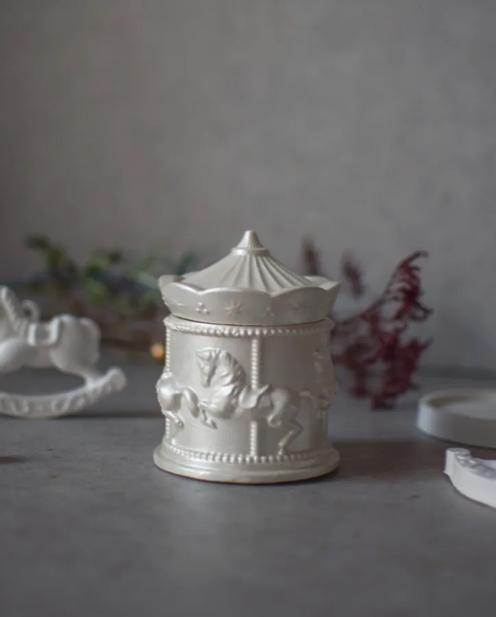 Sójová svíčka v nádobě - kolotoč