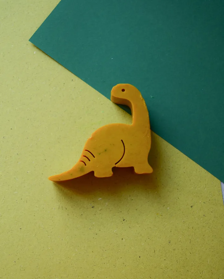 Mýdlo dinosaurus brontosaurus žlutý