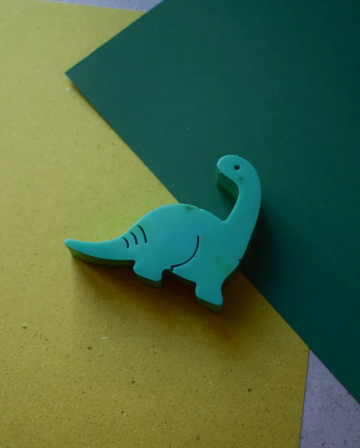 Mýdlo dinosaurus brontosaurus modrý