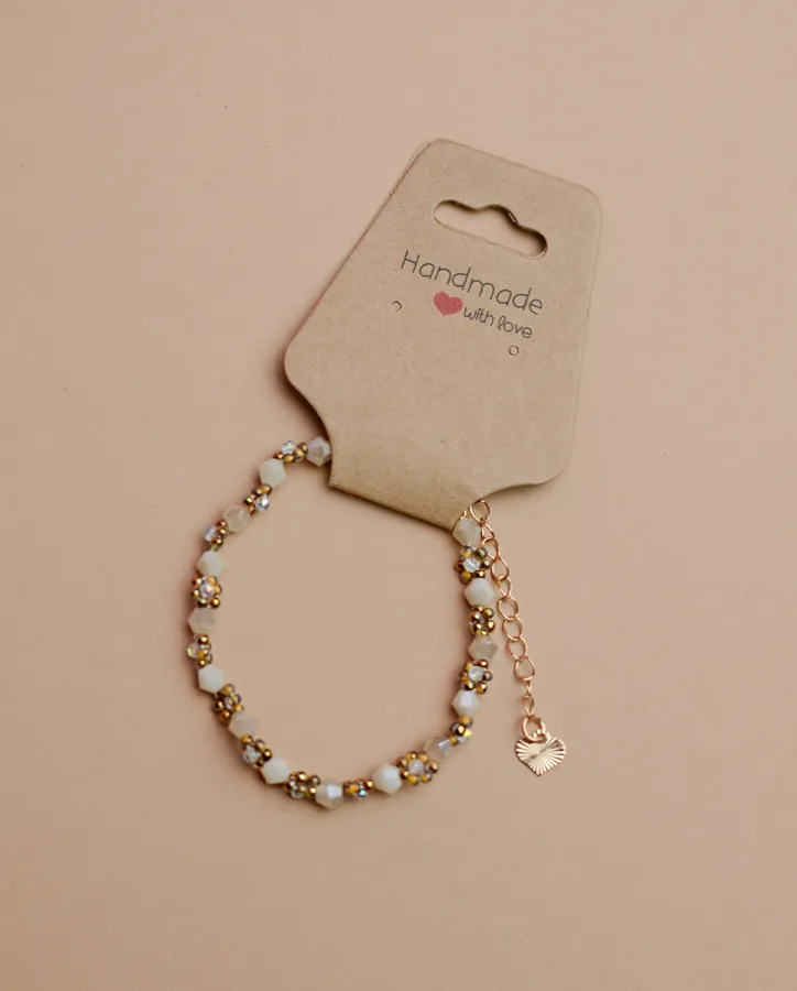 HandMade dívčí náramek Golden Bloom