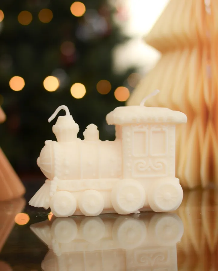 Sójová svíčka vánoční vláček