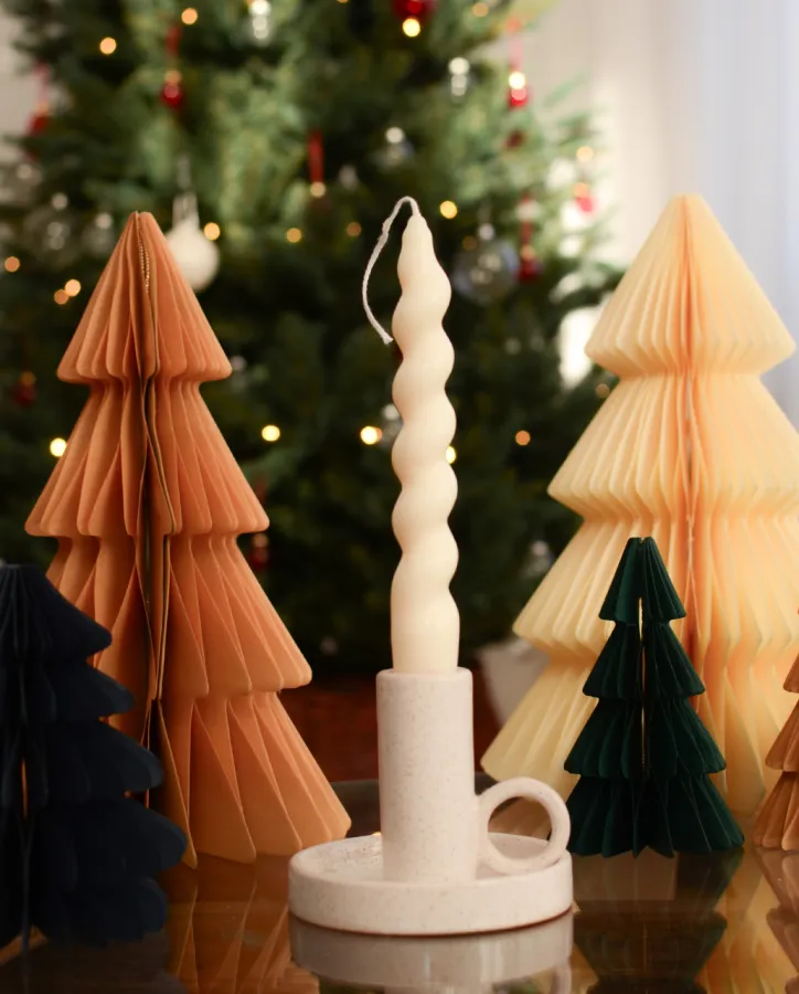 Sójová svíčka bublinková spirála, 3ks