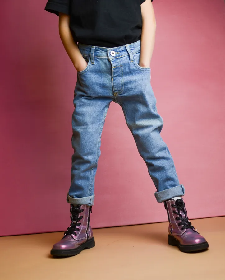 Džíny světle modré slim