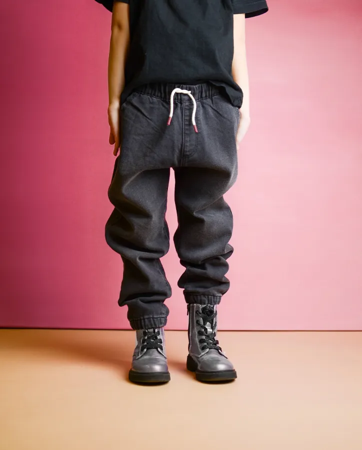 Jogger džíny černé