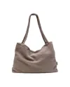 Shopper bag teddy grey