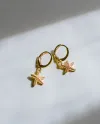 Stella - pozlacené náušnice s mořskou hvězdicí