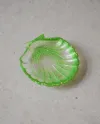 Pryskyřicová mušle na šperky světle zelená