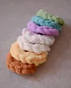 HandMade scrunchie světle hnědá