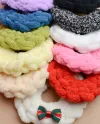 HandMade scrunchie vánoční slonová kost